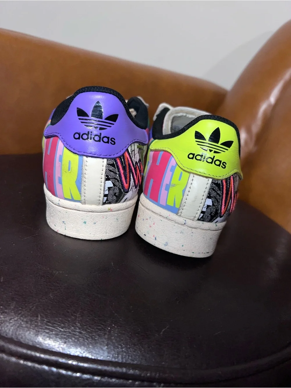 Kris Andrew Small x adidas Superstar 'Pride' sneakers men’s size 8